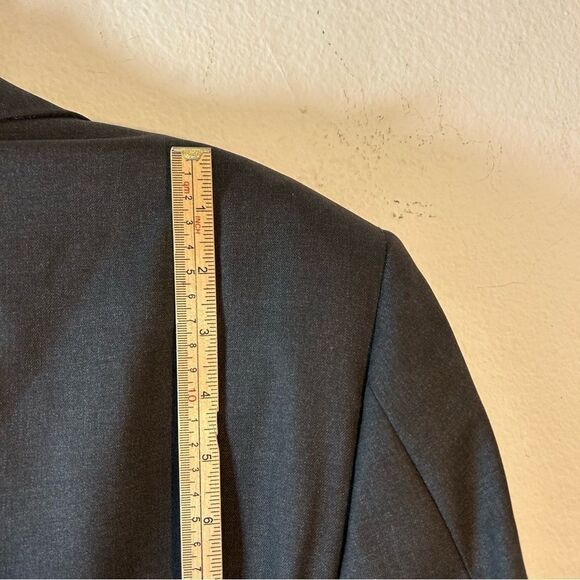 LORO PIANA HICKEY FREEMAN MENS BLAZER 39 short GREY wool suit jacket coat - Picture 9 of 16